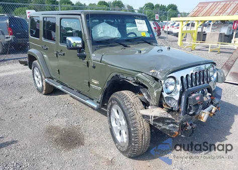 2015 Jeep Wrangler Unlimited Sahara из США, поврежденный, VIN 1C4BJWEG2FL770349